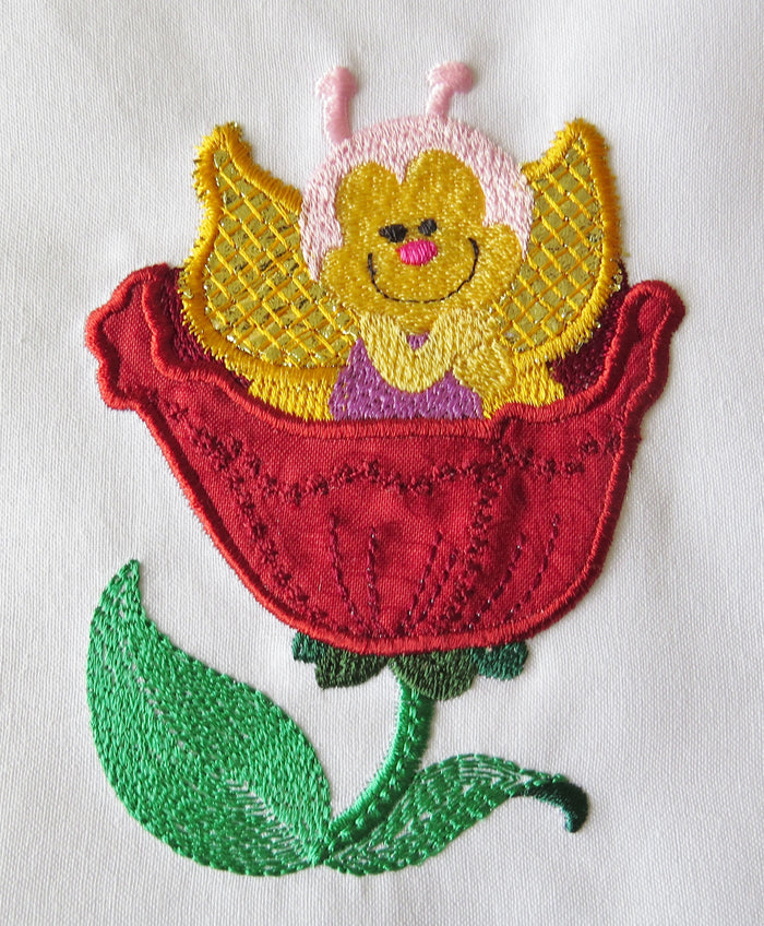 Hi There Butterflies Applique [4x4] 11091 Machine Embroidery Designs