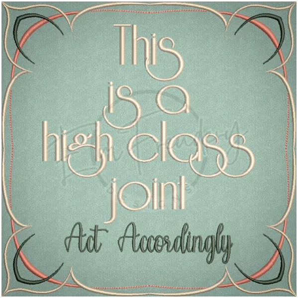 High-Class Joint 7.80 X 7.79 (198.1mm X 197.9mm)