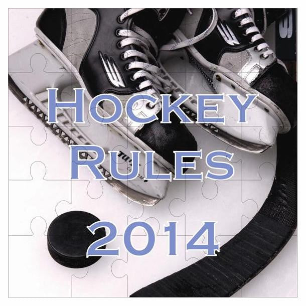 Hardboard Hockey Square Puzzle with 25 Pieces