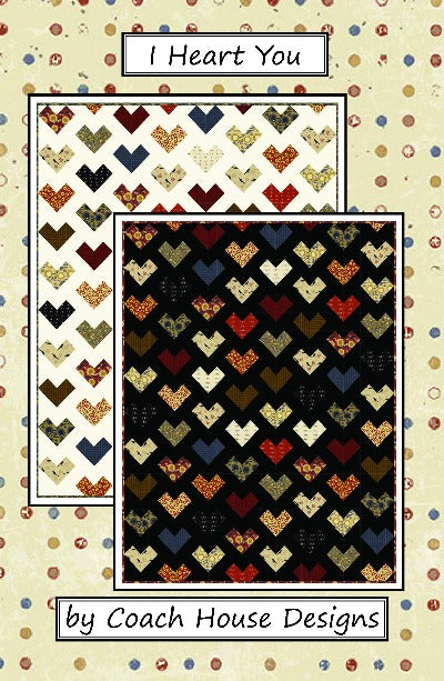 I Heart You Downloadable PDF Quilt Pattern