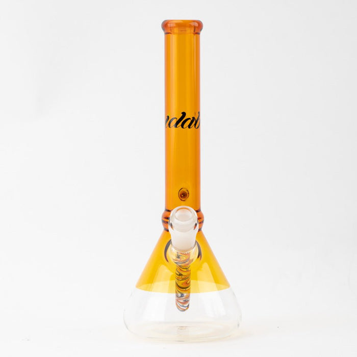 Burning Fire Two Tone Beaker iDab @idabglass