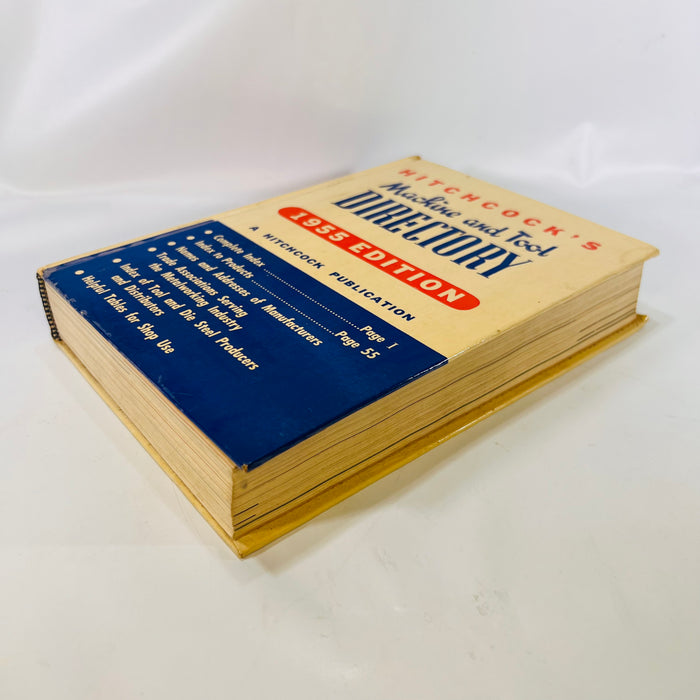 Hitchcock's Machine and Tool Directory 1955 Edition Volume 4 1954 Hitchcock Publishing
