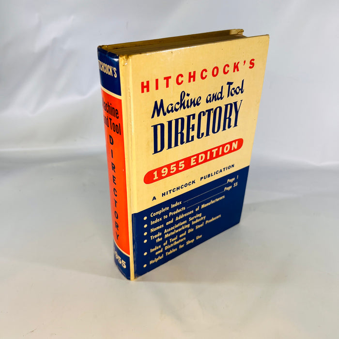 Hitchcock's Machine and Tool Directory 1955 Edition Volume 4 1954 Hitchcock Publishing