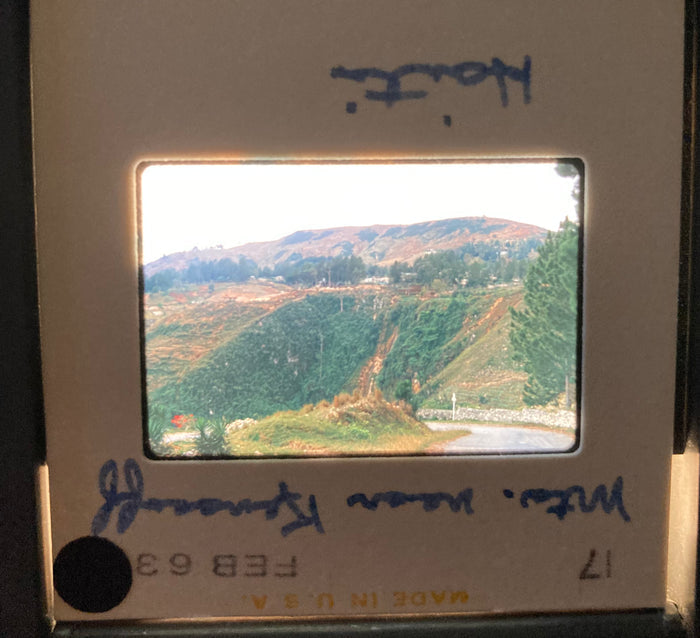 (Haiti) 16 Color 35mm Slides: Port au Prince, Kenscoff, Market, Mountains. (1963).
