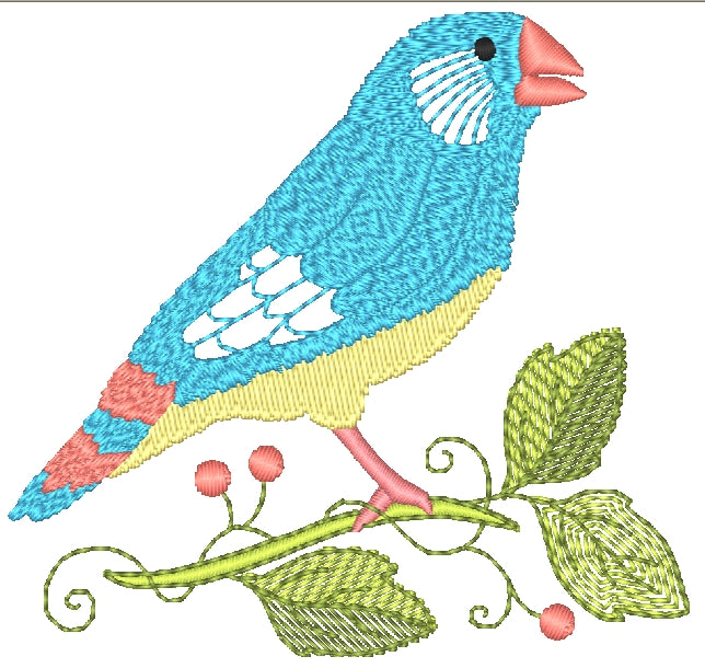 Jacobean Birds [4x4] 11506 Machine Embroidery Designs