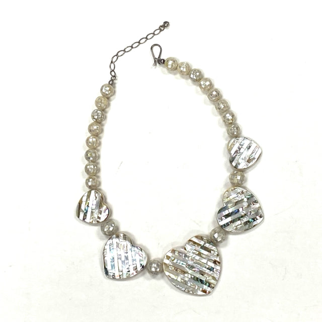 Jay King Abalone Mother of Pearl Reversible Necklace