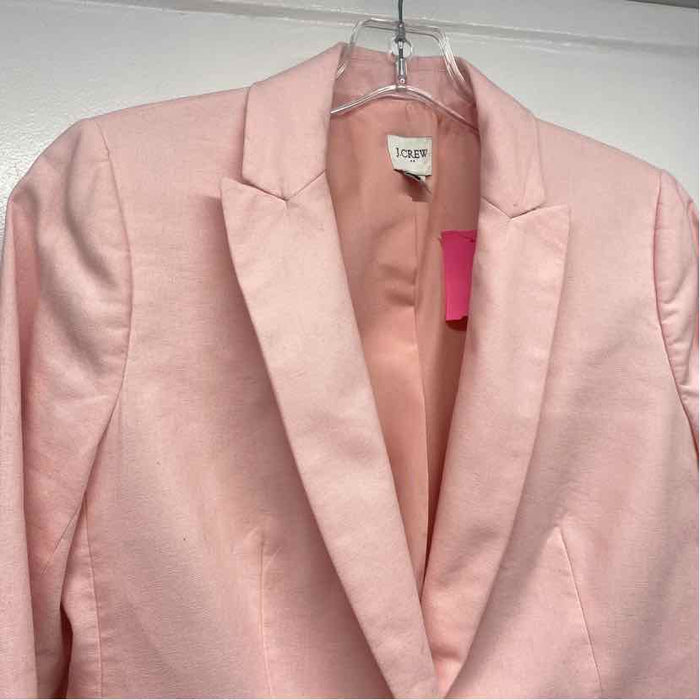 J.Crew Women's Size 4-S Pink Solid Blazer Jacket