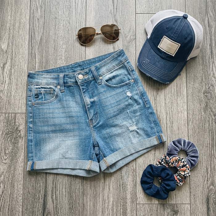 Kancan Gabriella Denim Shorts – alternate view 7
