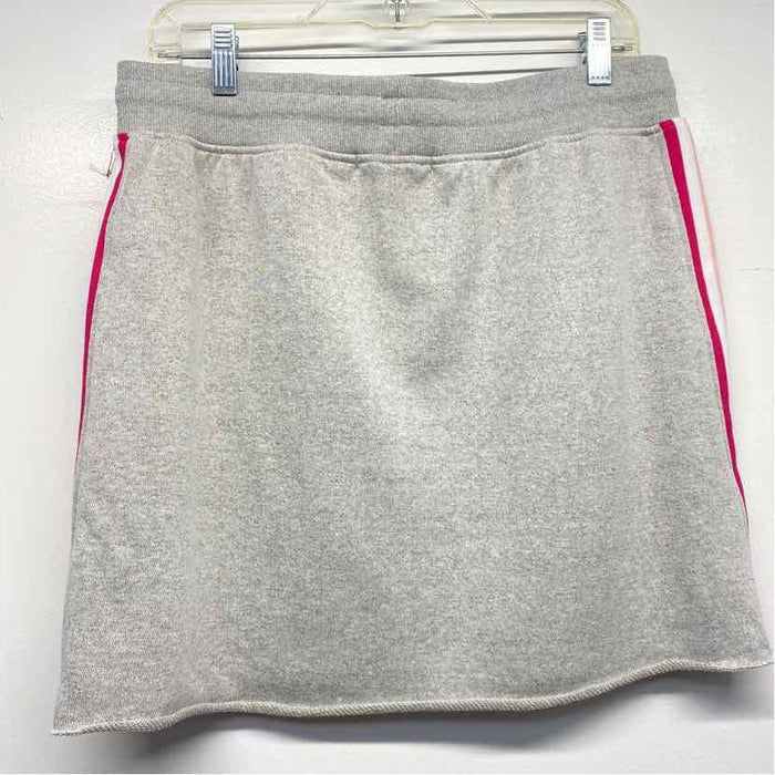 Krimson Klover Size L Women's Gray Tweed Pull On Skirt