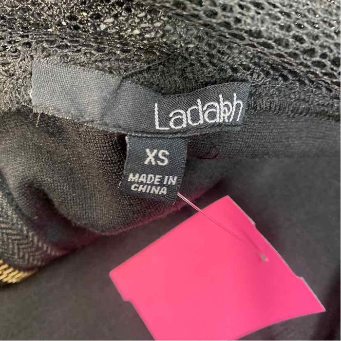 Ladakh Size XS Women's Black Solid Sheath Dress
