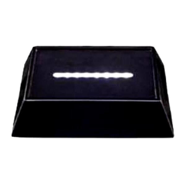 LED Light Black Finish 4x6 Base for 3D Photo Crystal or Art Glass Cube