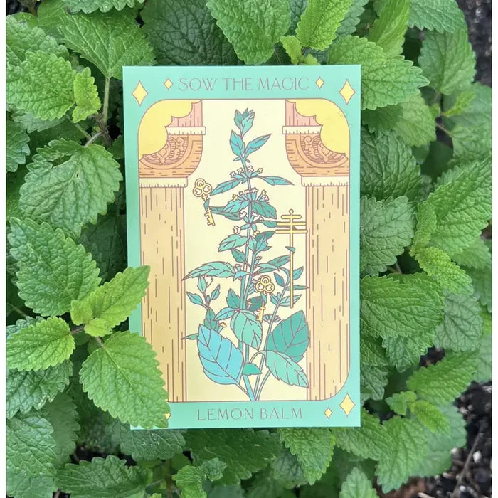 Lemon Balm Tarot Seed Packet by Sow the Magic