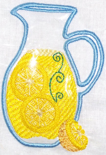 Lemonade Applique  11087 Machine Embroidery Designs
