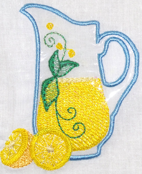 Lemonade Applique  11087 Machine Embroidery Designs