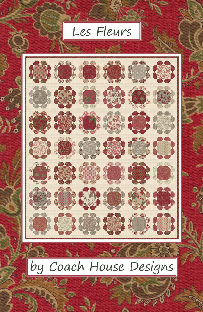 Les Fleurs Downloadable PDF Quilt Pattern