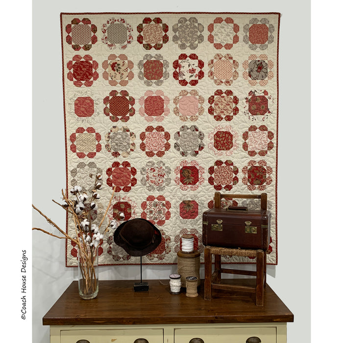 Les Fleurs Downloadable PDF Quilt Pattern