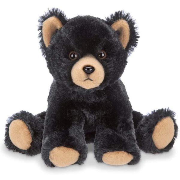 Lil' Huck Small Plush Black Bear Front