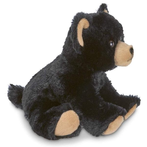 Lil' Huck Small Plush Black Bear Side