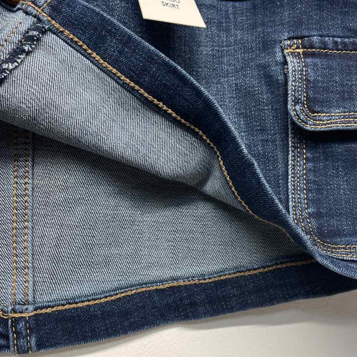 Liverpool Size 14 Women's Blue Stitches Cargo Skirt