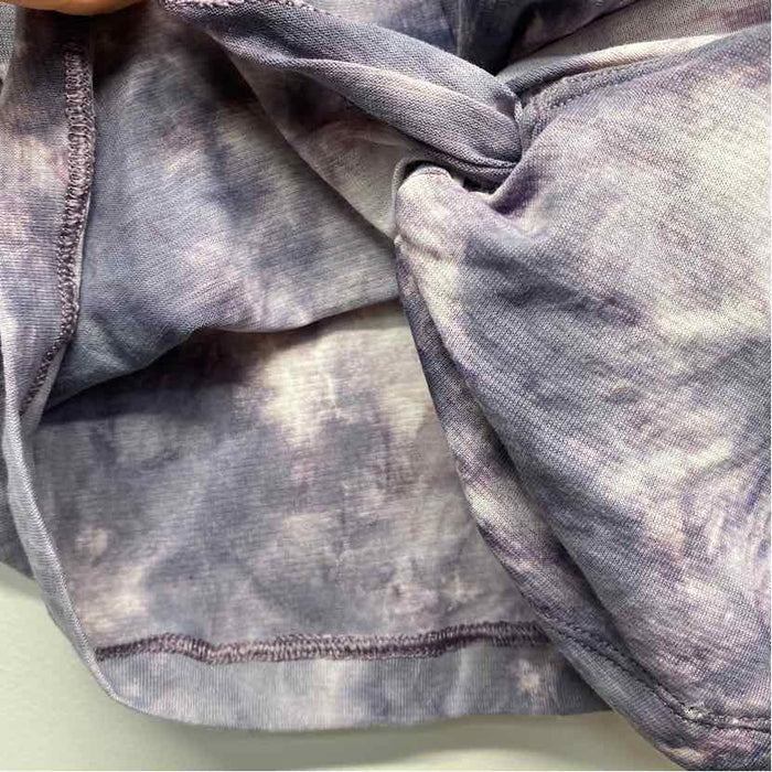 Lululemon Size 4-S Women's Gray-Purple Tie Dye T-Shirt Activewear Top