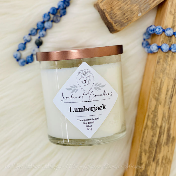 Lumberjack Soy Based Candle Candles Lionheart Creations