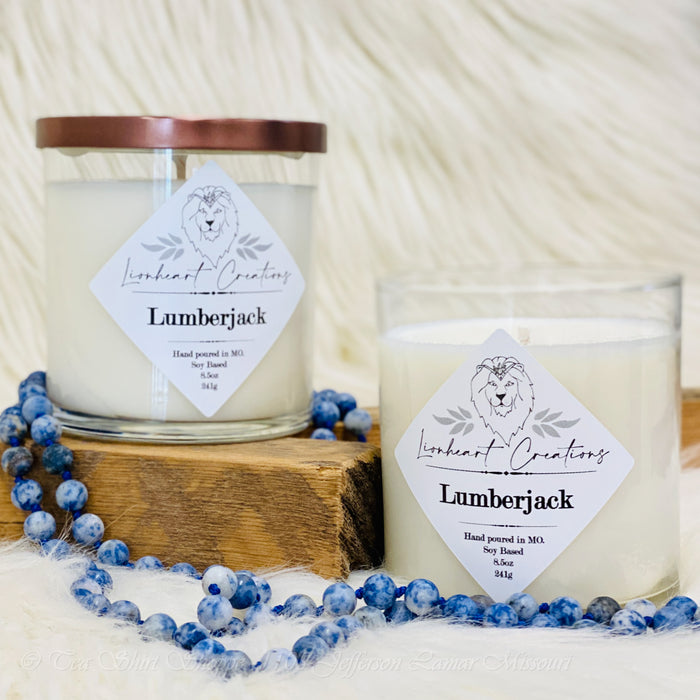 Lumberjack Soy Based Candle Candles Lionheart Creations