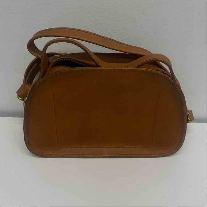 Madewell Caramel Solid Leather Crossbody Crossbody