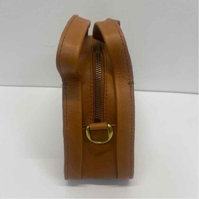 Madewell Caramel Solid Leather Crossbody Crossbody