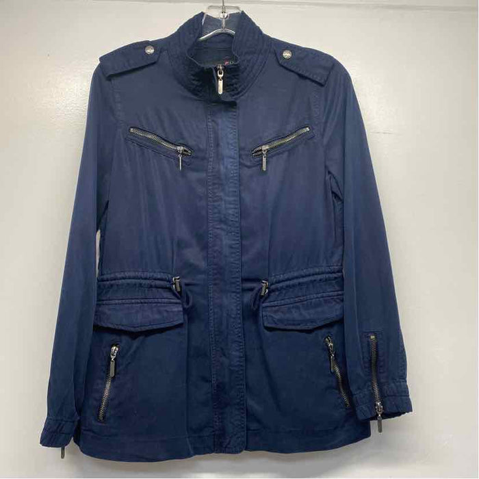 Max Jeans Women's Size XS Navy Solid Utility Jacket