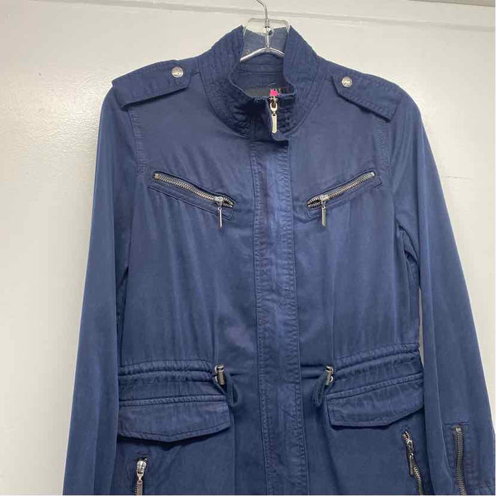Max Jeans Women's Size XS Navy Solid Utility Jacket