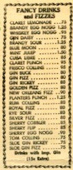 fancy drinks 1957
