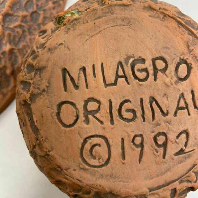 Milagro Original Terracotta- Mult Clay Pottery Chips & Dip Bowl