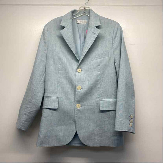 MNG Women's Size XS Light Blue Button Up Jacket