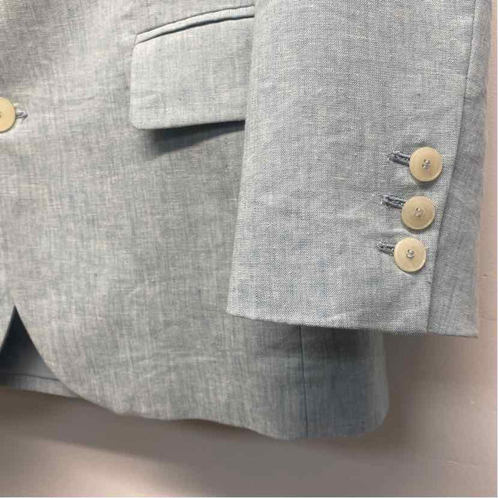 MNG Women's Size XS Light Blue Button Up Jacket