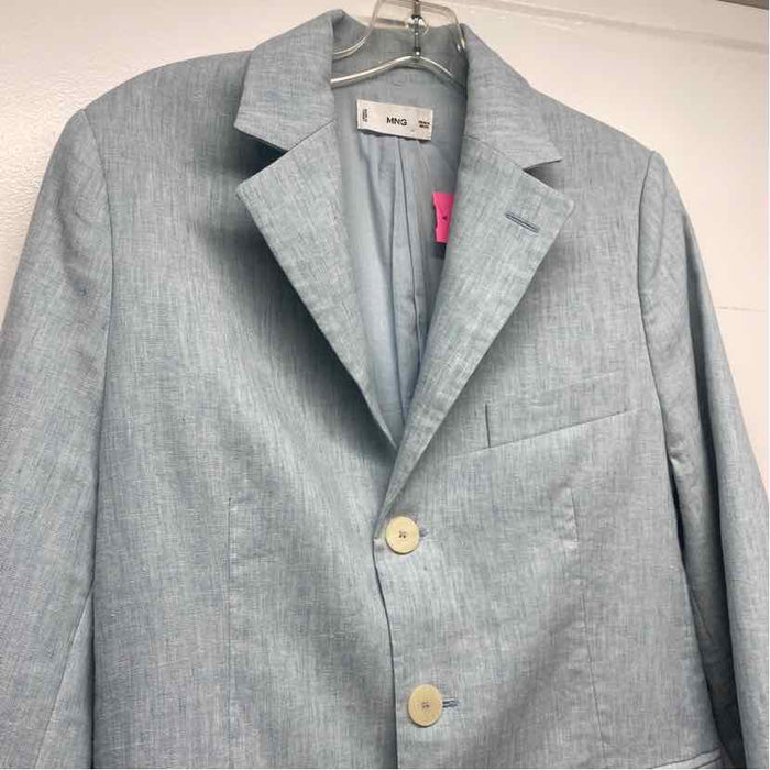 MNG Women's Size XS Light Blue Button Up Jacket