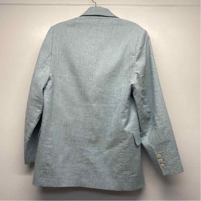 MNG Women's Size XS Light Blue Button Up Jacket