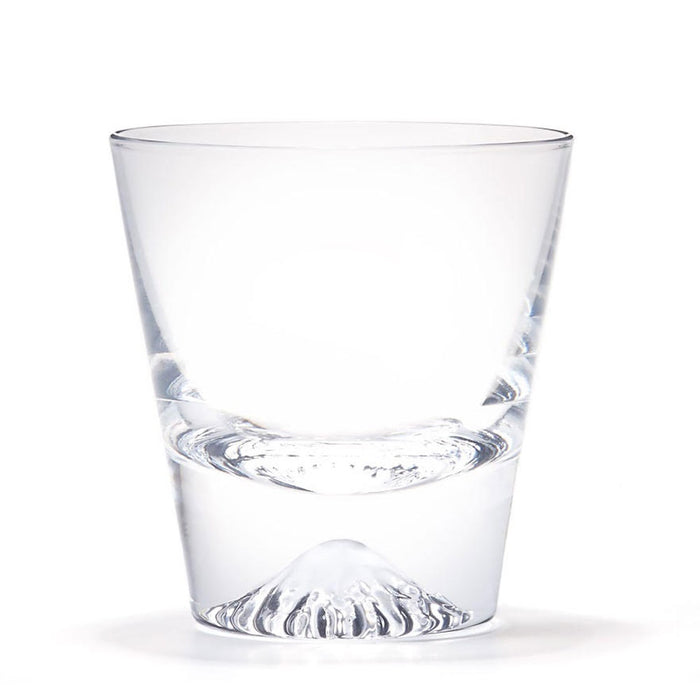 Mt.Fuji Glass, Rock Glass (with a wooden box)