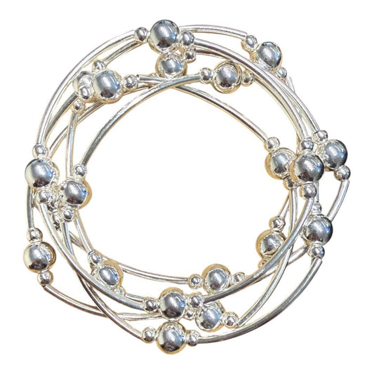 Multi-Strand Bracelet with Beads - Precious Sparkle