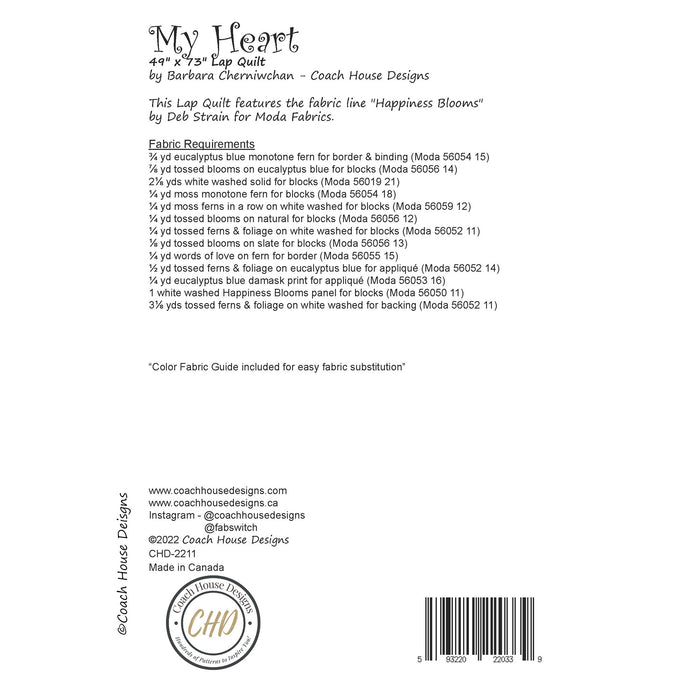 My Heart Quilt Pattern