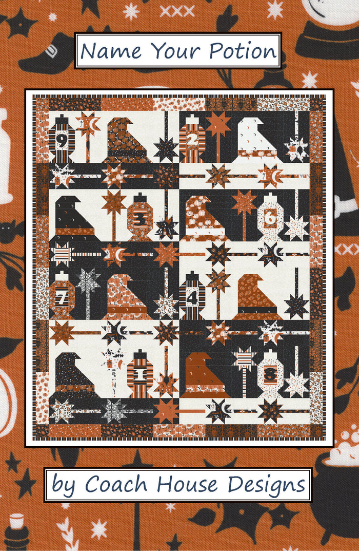 Name Your Potion Downloadable PDF Quilt Pattern