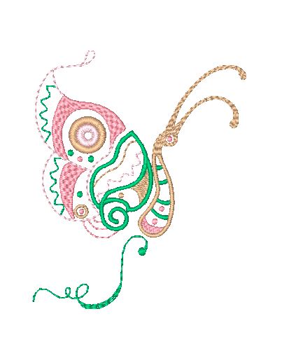 Native Butterflies [4x4] 11200 Machine Embroidery Designs