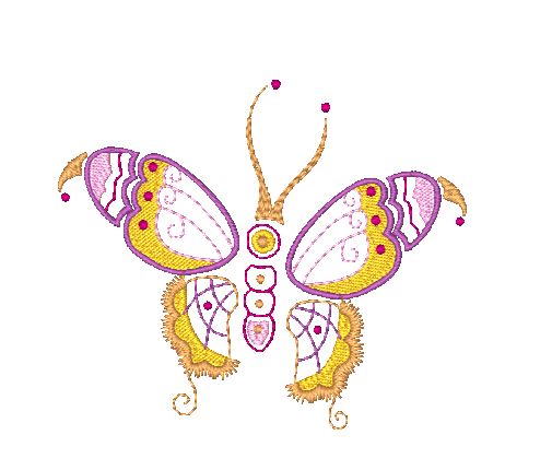 Native Butterflies [4x4] 11200 Machine Embroidery Designs