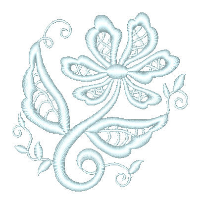 New-Lace-Flowers-for-Cutwork-KMC [4x4] 11142  Machine Embroidery Designs