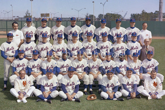 new_york_mets_team_1969 - Graded And Framed