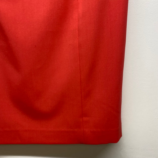 Nine West Women's Size 10 Coral Solid Pencil-Knee Skirt