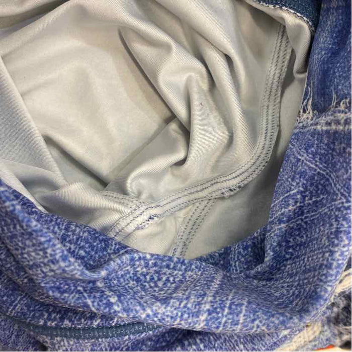 Niyama Sol Size S Women's Blue-Multi Print Capri Activewear Pants