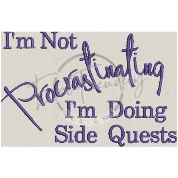 Not Procrastinating