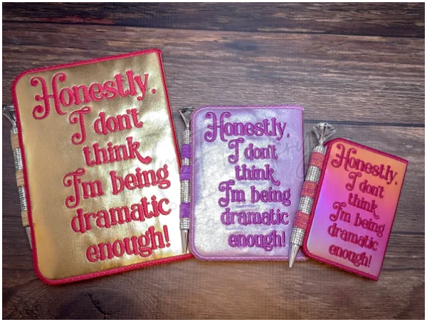Notebook Cover - Dramatic Enough