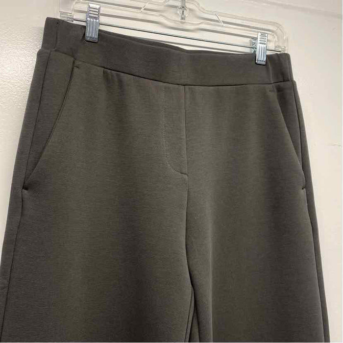 OGL Size M-8 Women's Gray Solid Pull On Pants
