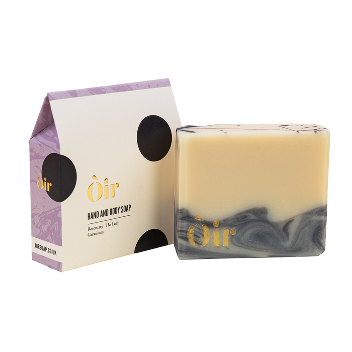 Òir Rosemary Ho Leaf Geranium Soap - Precious Sparkle
